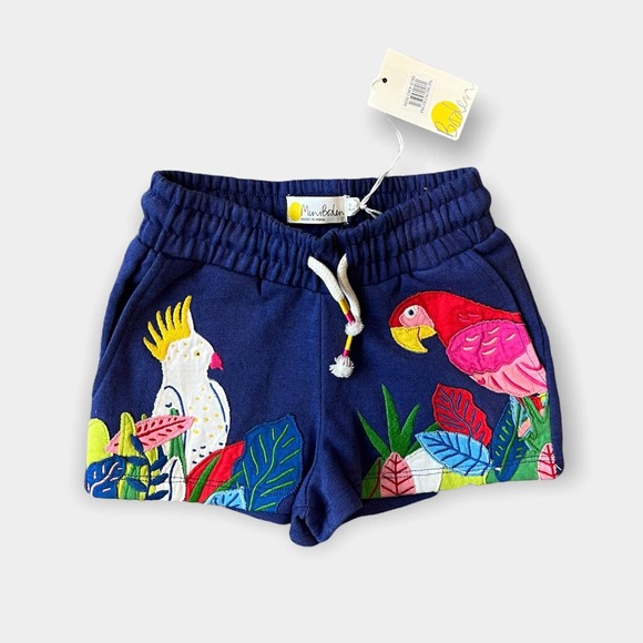 Mini Boden Other - Mini Boden Jersey Applique Bird Shorts 3T NWT